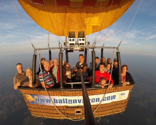 Ballonvaart maken in Ommen naar Laar
